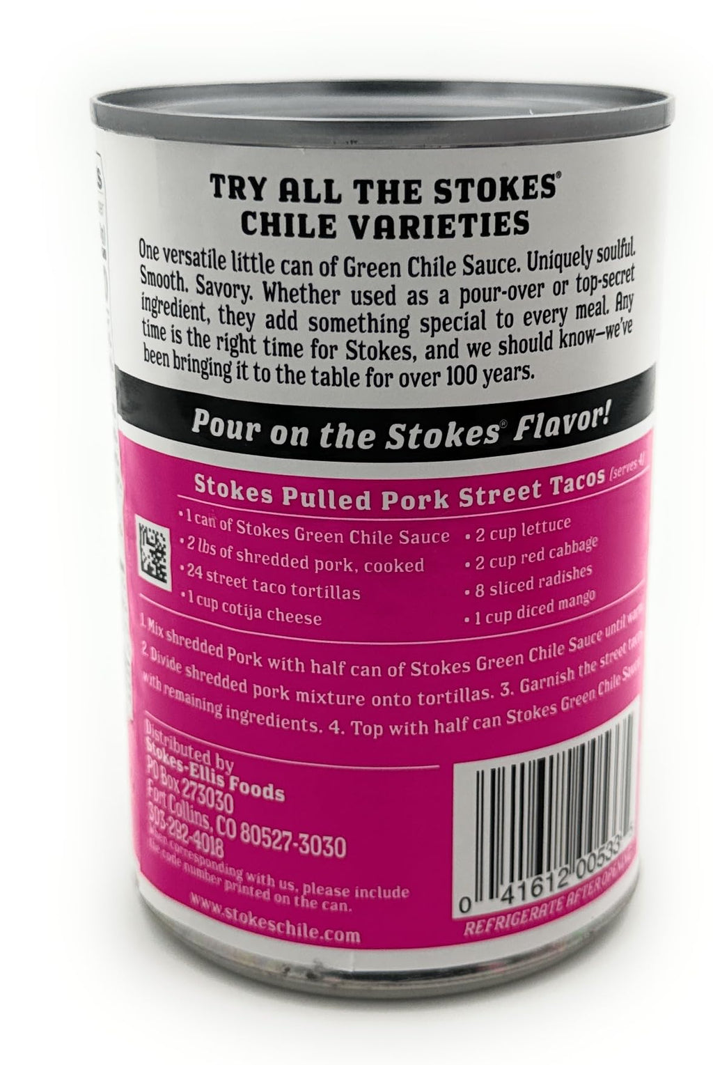 Green Chile Sauce with Pork and Jalapenos Pack of 6 P733