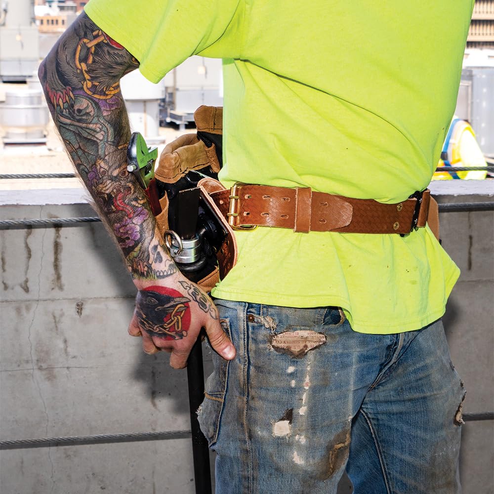 Leather Tool Belt with Quick-Release Buckle G9233