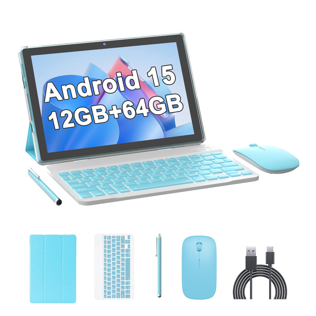 10 Inch Android Tablet 64GB 12GB RAM 6000mAh WiFi-6 N460827