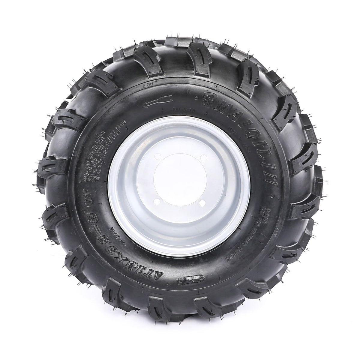 19x7-8 8 Inch All Terrain Tubeless Tire Wheel Assembly 4 Pack N739281