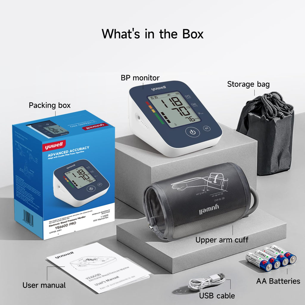 Automatic Upper Arm Blood Pressure Monitor with Adjustable Cuff G92949