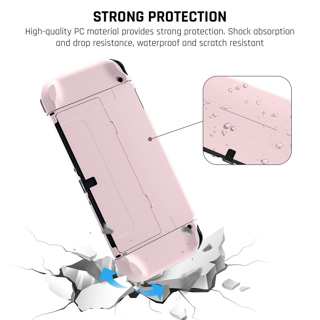 Pink Protective Hard Cover for Nintendo Switch OLED D58830