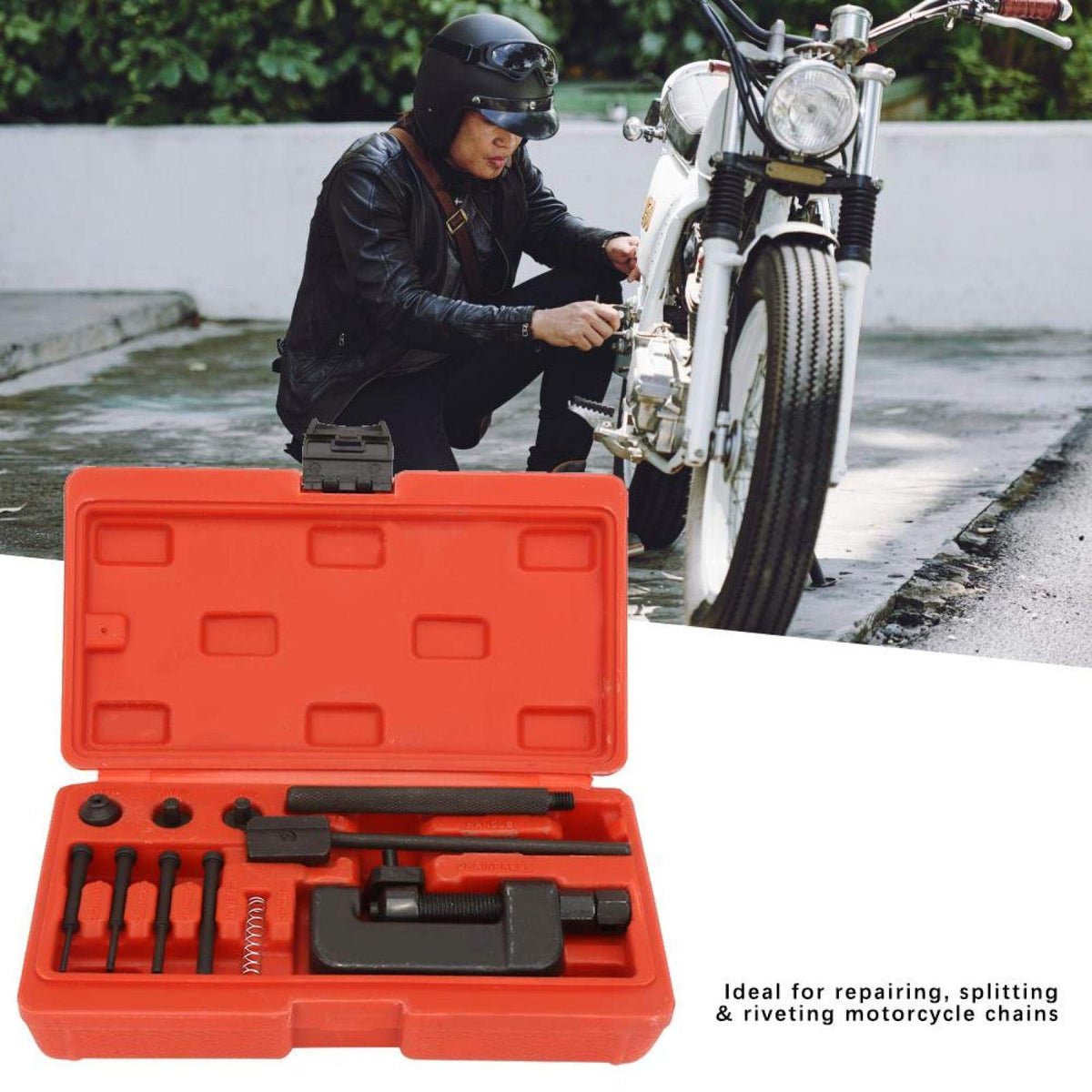 13 Pc Chain Breaker Tool Kit with Storage Case N9775