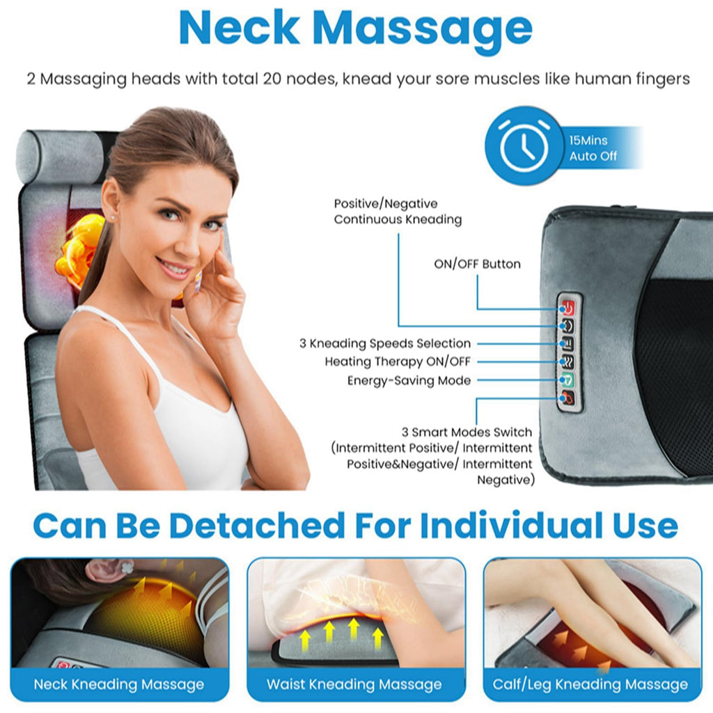 Full Body Massage Mat with Heat V19915