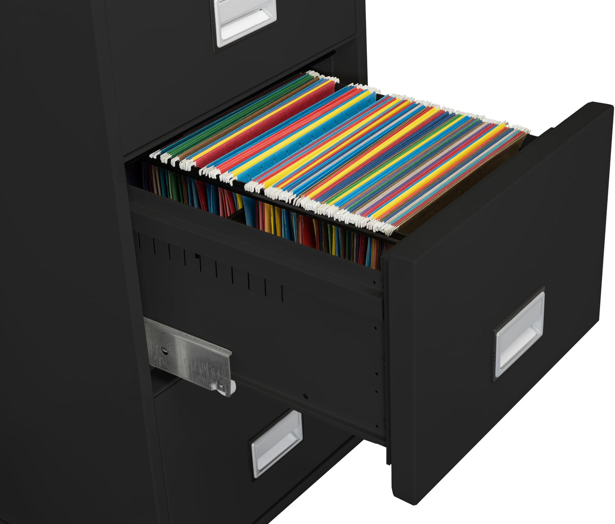 Black 4-Drawer Legal Fireproof File Cabinet K2124
