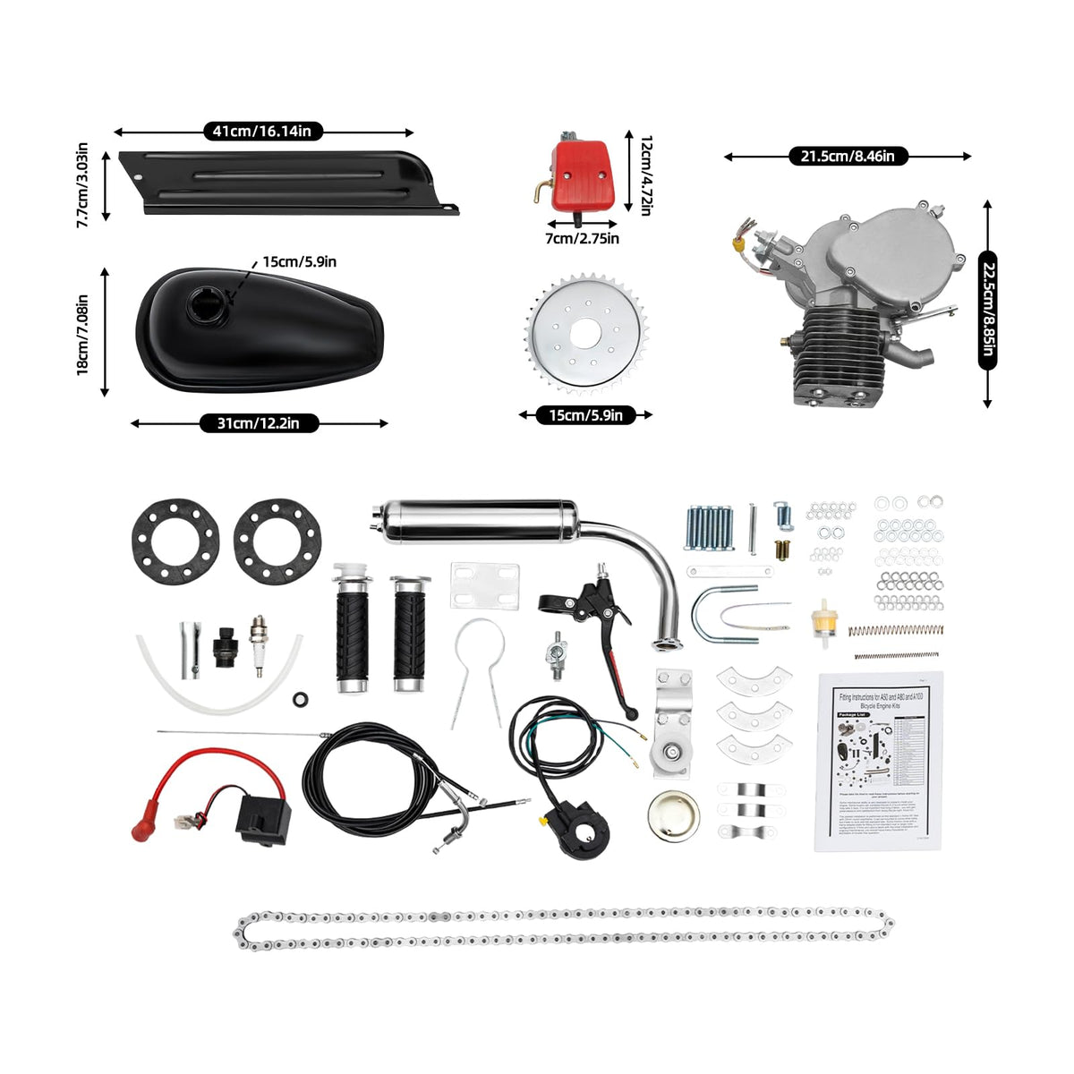 2 Stroke 100cc Bicycle Engine Kit M79460