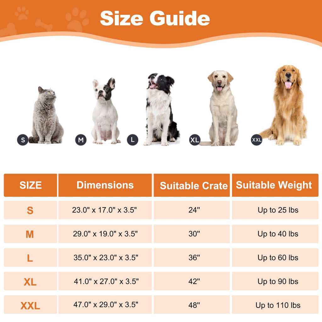 Washable Dog Bed 35 Inch Grey I58599