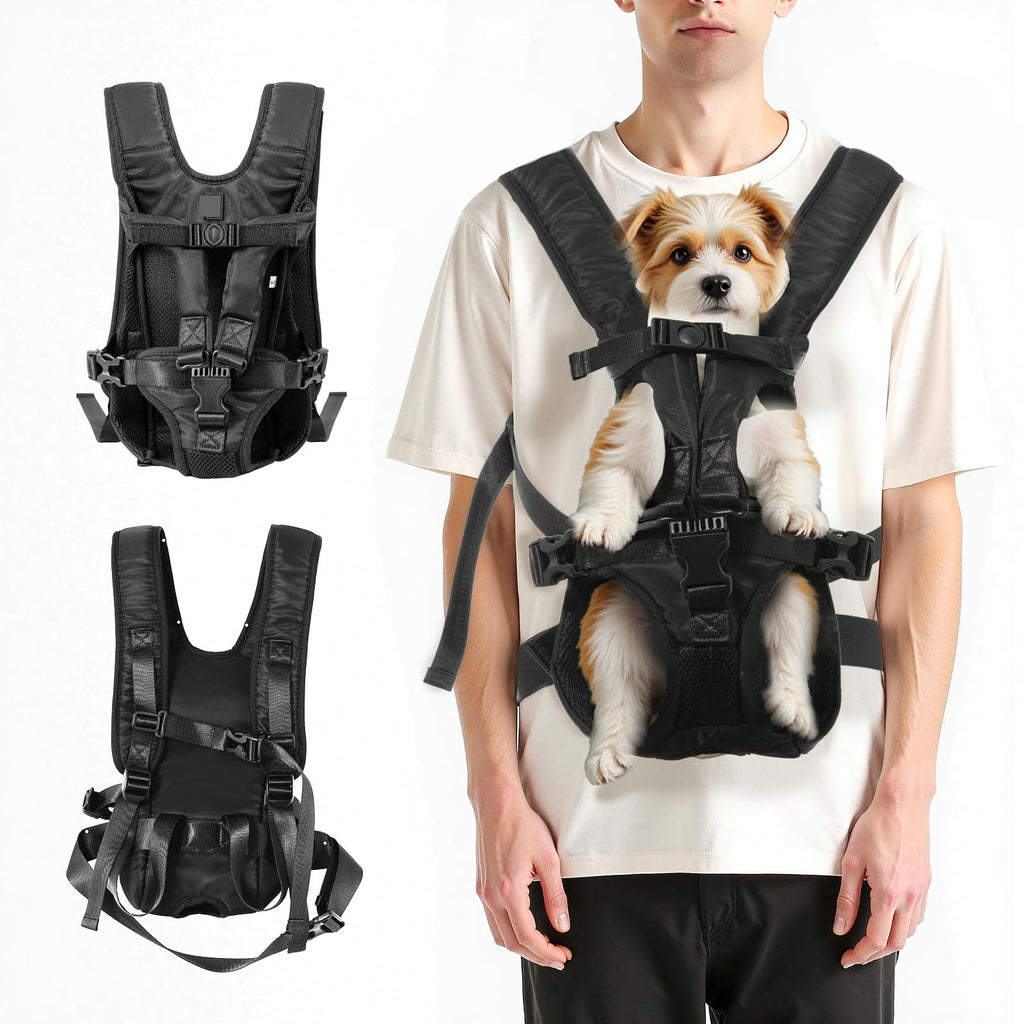 Legs Out Front Pet Carrier Backpack for Small Medium Dogs Cats up to 25lbs H592