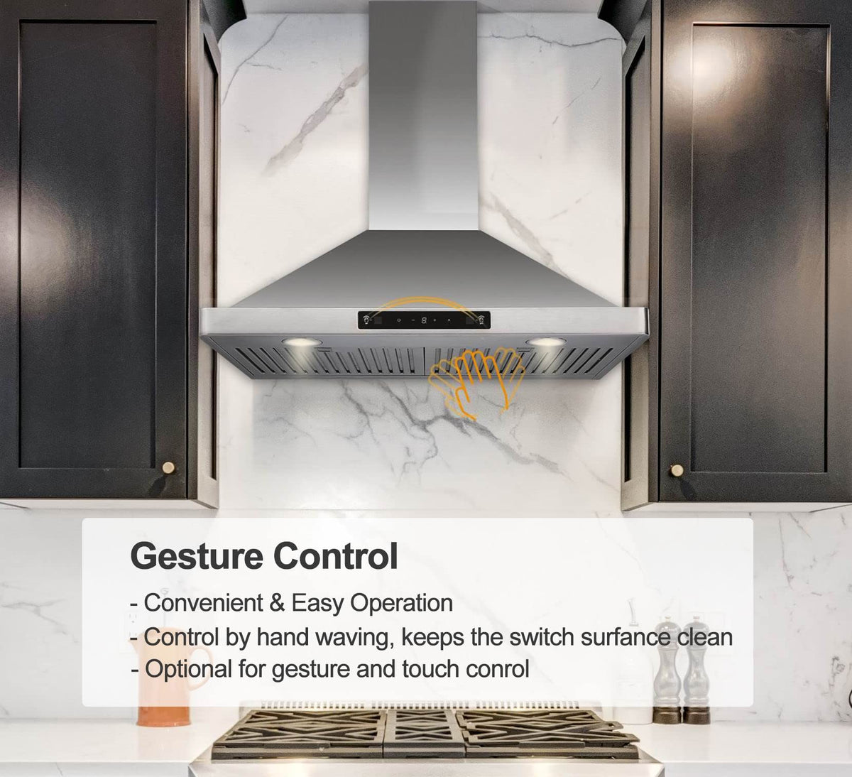 30 Inch Stainless Steel Wall Mount Range Hood Z710