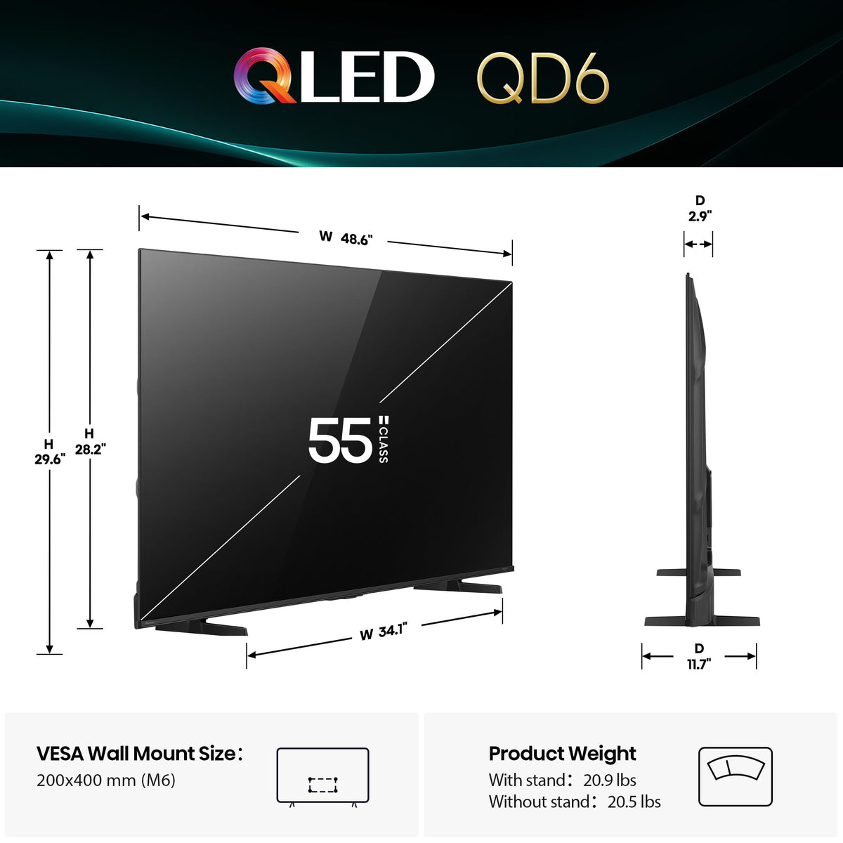 55" QLED 4K UHD Smart Fire TV A917