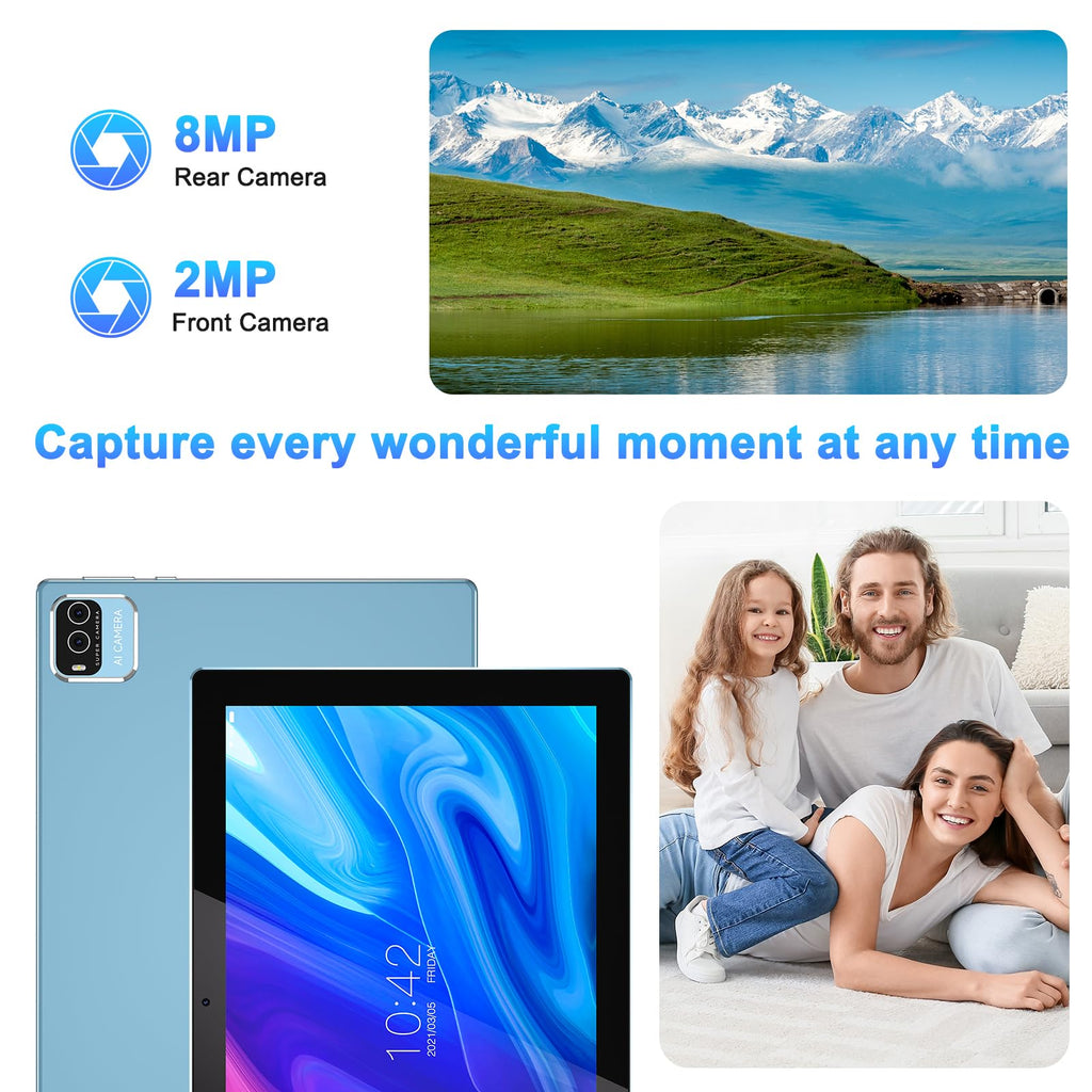 10 Inch Android Tablet 64GB 12GB RAM 6000mAh WiFi-6 N460827