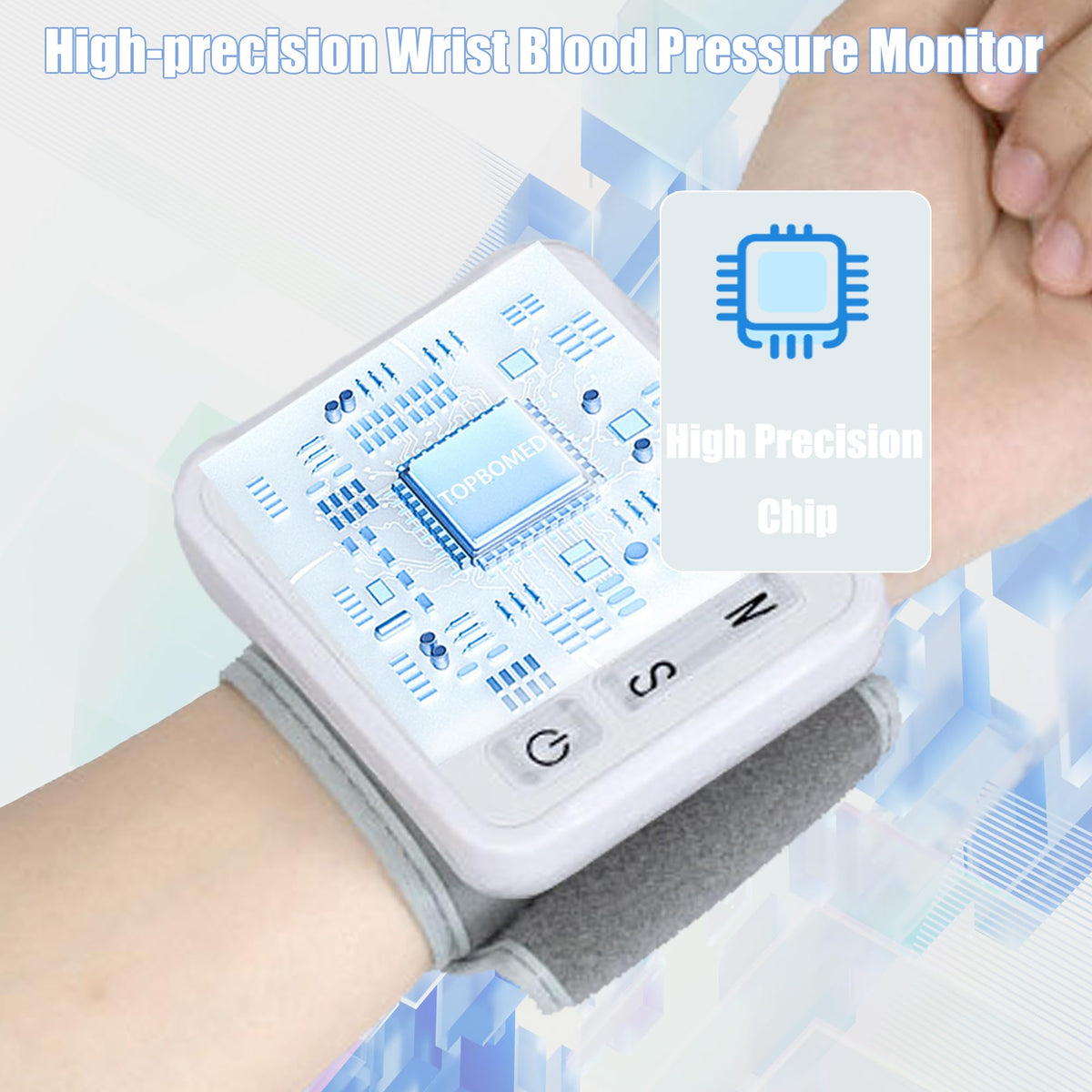 Wrist Blood Pressure Monitor with Carrying Case G52043