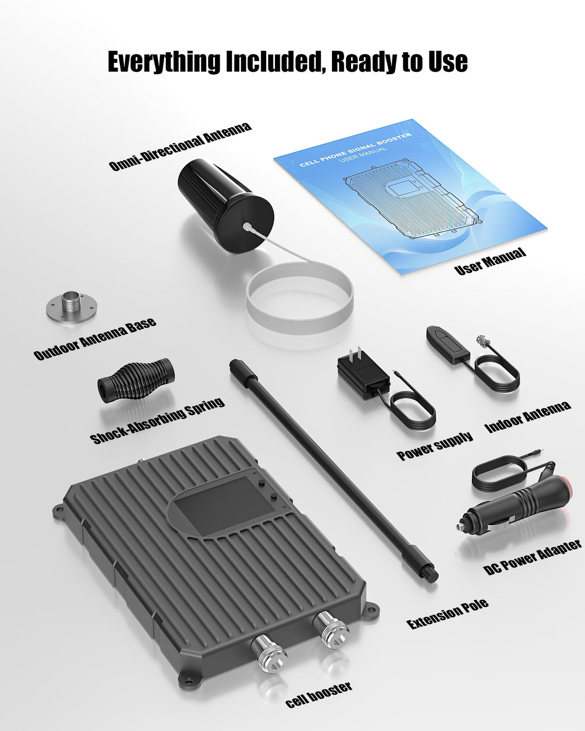 Cell Phone Signal Booster for Truck RV Vehicle N897