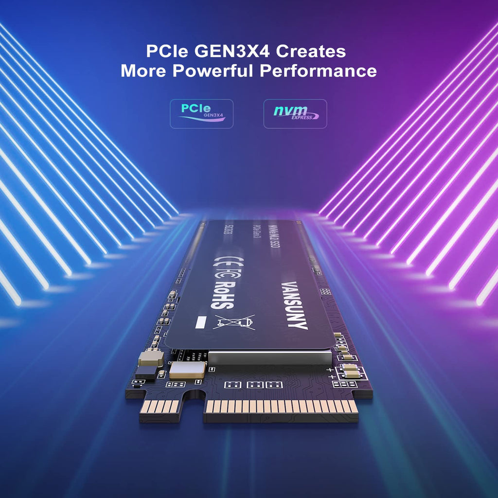 512GB NVMe M.2 Internal Solid State Drive PCIe 3.0 TLC 3D NAND 2280 R580671