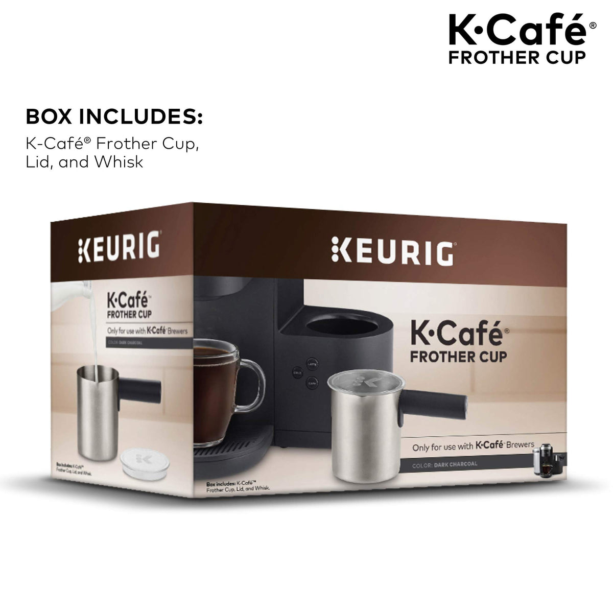 Charcoal Milk Frother R8058