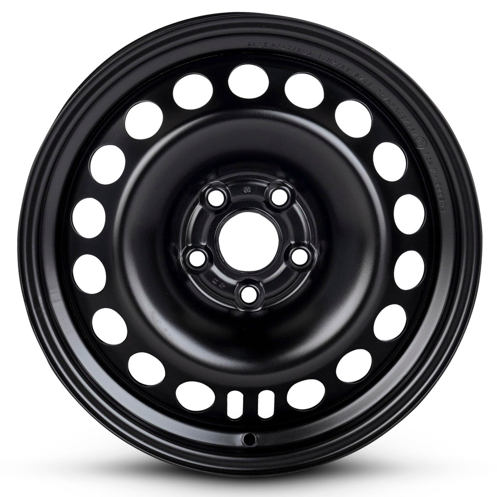 16 Inch Black Painted Steel Rim P11220
