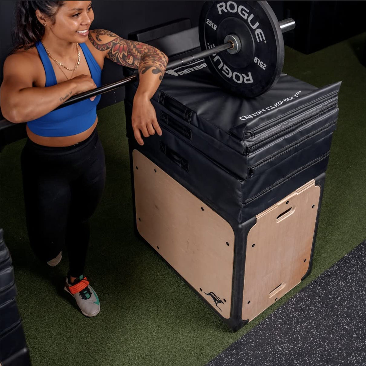 3 in 1 Foam and Wood Plyometric Box V308