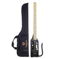 Gloss Black Headless Travel Bass Guitar M88916