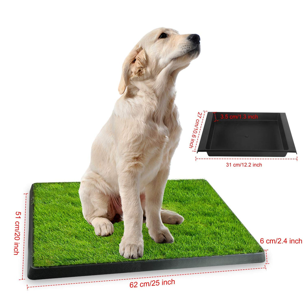 Indoor Dog Potty Grass Pad with Tray G231