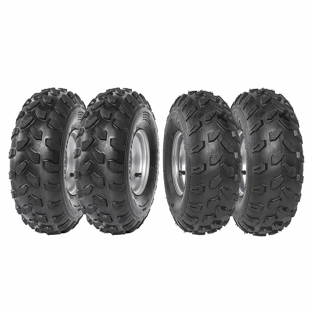 19x7-8 8 Inch All Terrain Tubeless Tire Wheel Assembly 4 Pack N739281