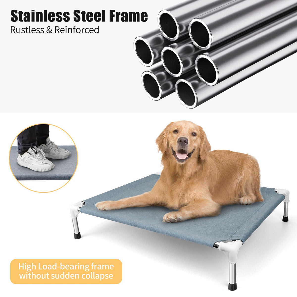 Elevated Raised Dog Bed X4467