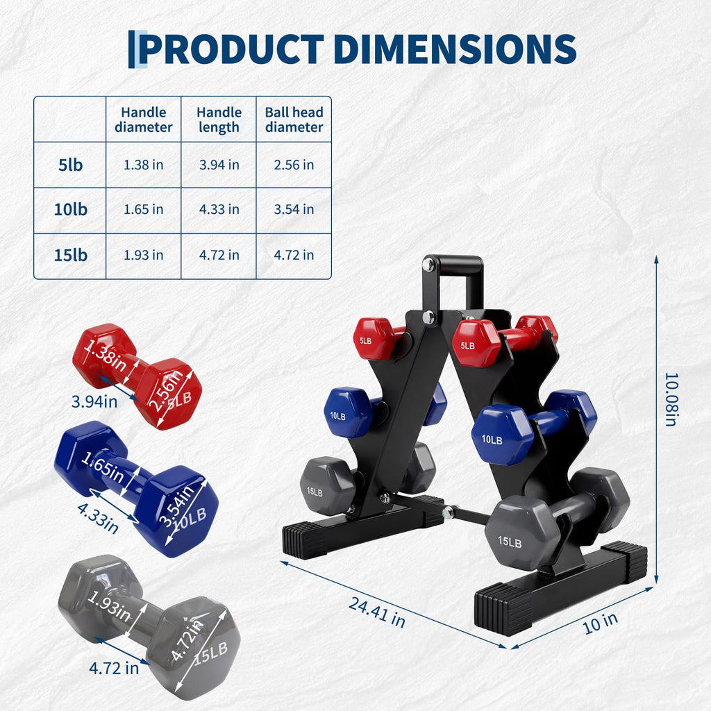 Neoprene Dumbbell Set T3002