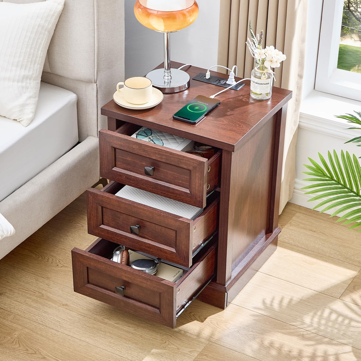 Dark Cherry Dresser L282