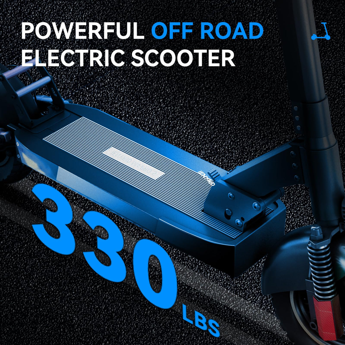 Electric Scooter with Seat 10 inch Off Road Foldable J5780