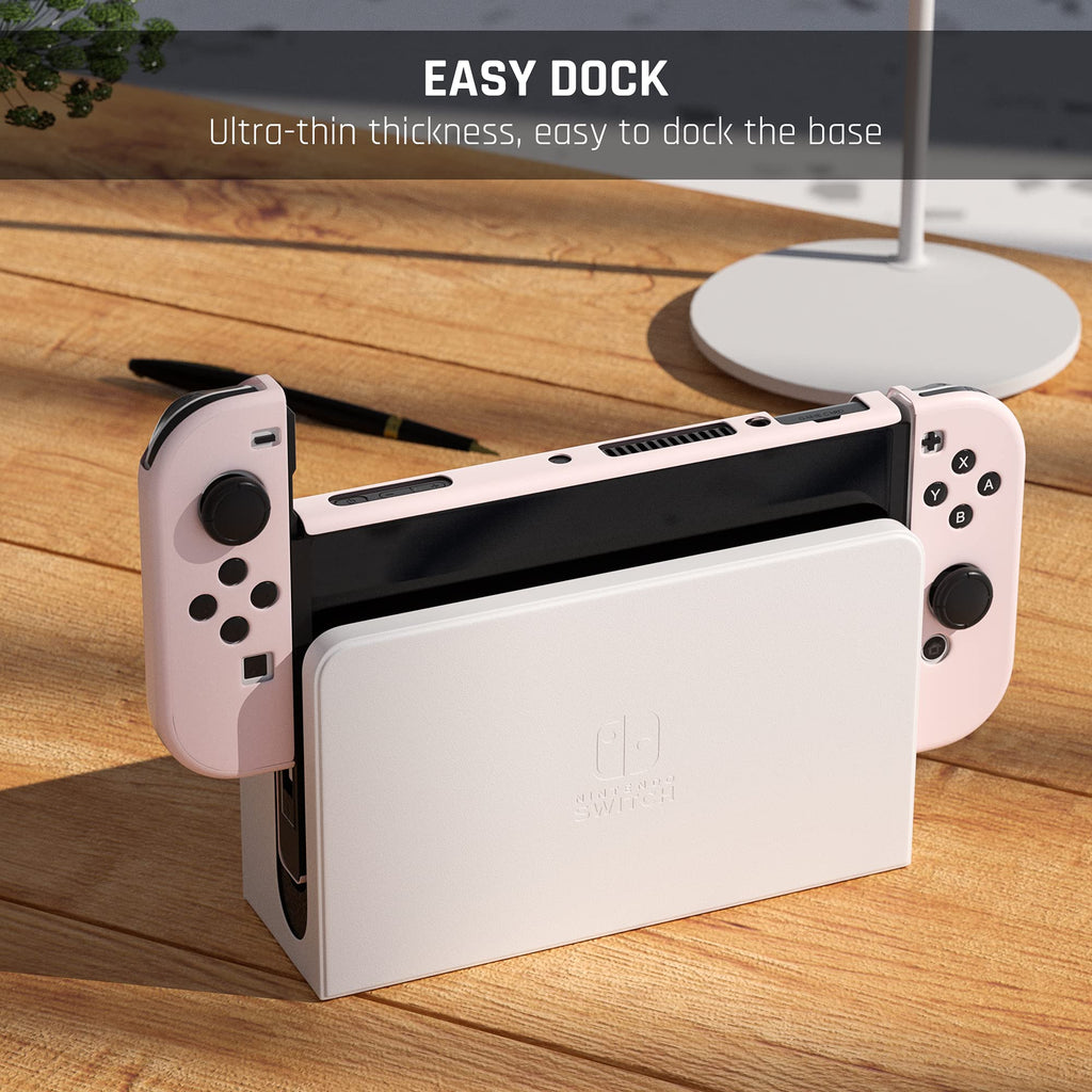 Pink Protective Hard Cover for Nintendo Switch OLED D58830