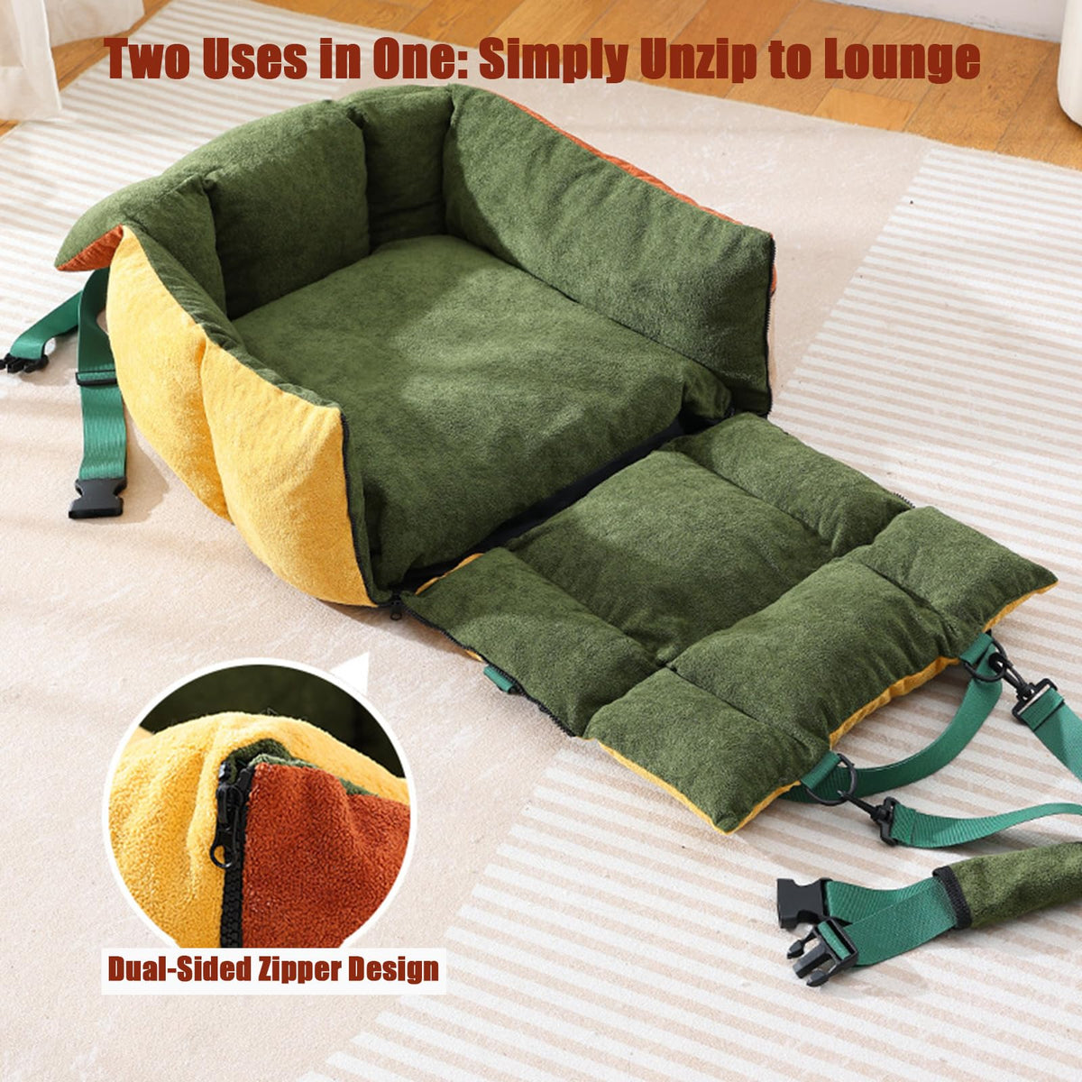 2-in-1 Dog Car Seat H625