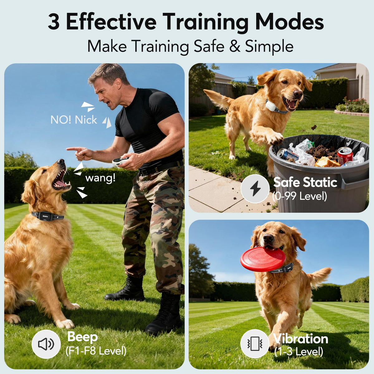 Dog Training Collar with Remote 2 Pack E7248