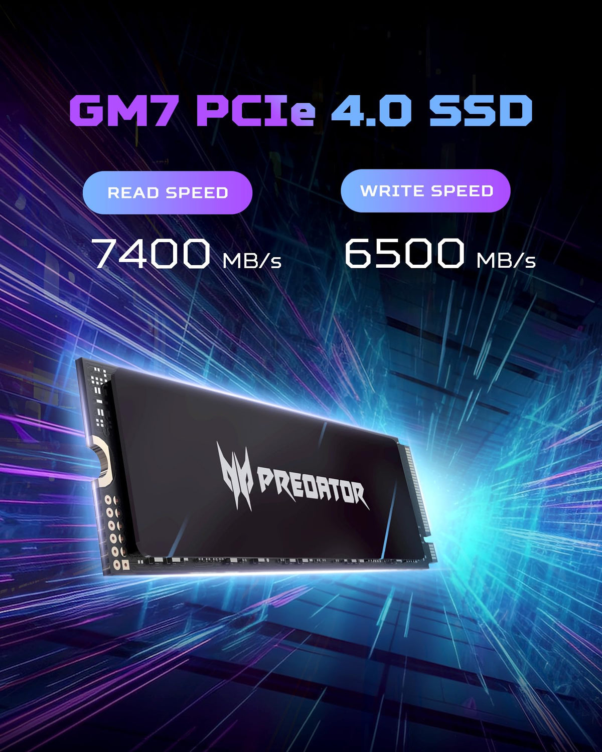 2TB M.2 2280 PCIe Gen 4 x4 NVMe Internal Solid State Drive P258269
