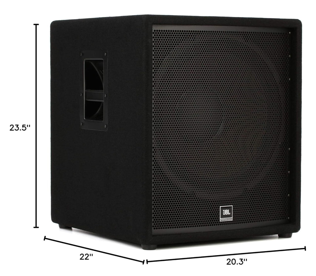 Black 18-Inch Passive Subwoofer O7008