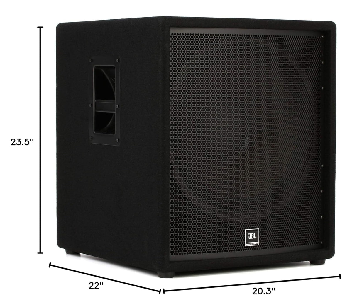 Black 18-Inch Passive Subwoofer O7008