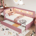 Pink Twin Size Daybed with Trundle K89433