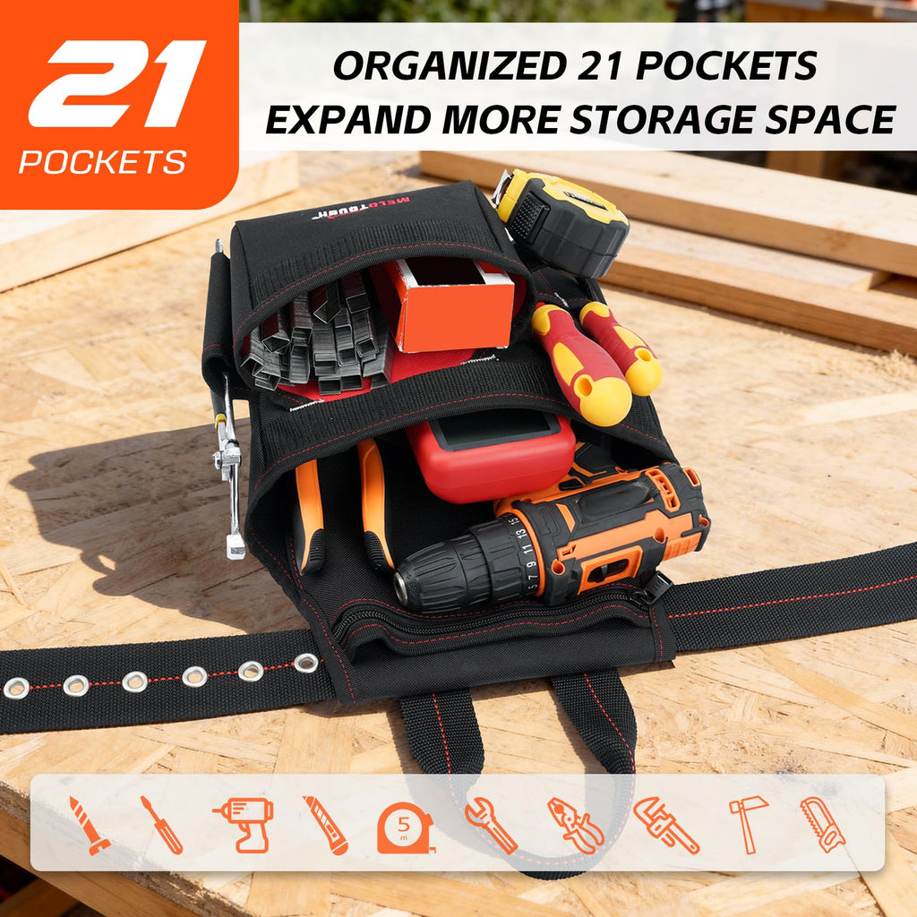 Tool Belt with Suspenders and Tool Pouch J430589
