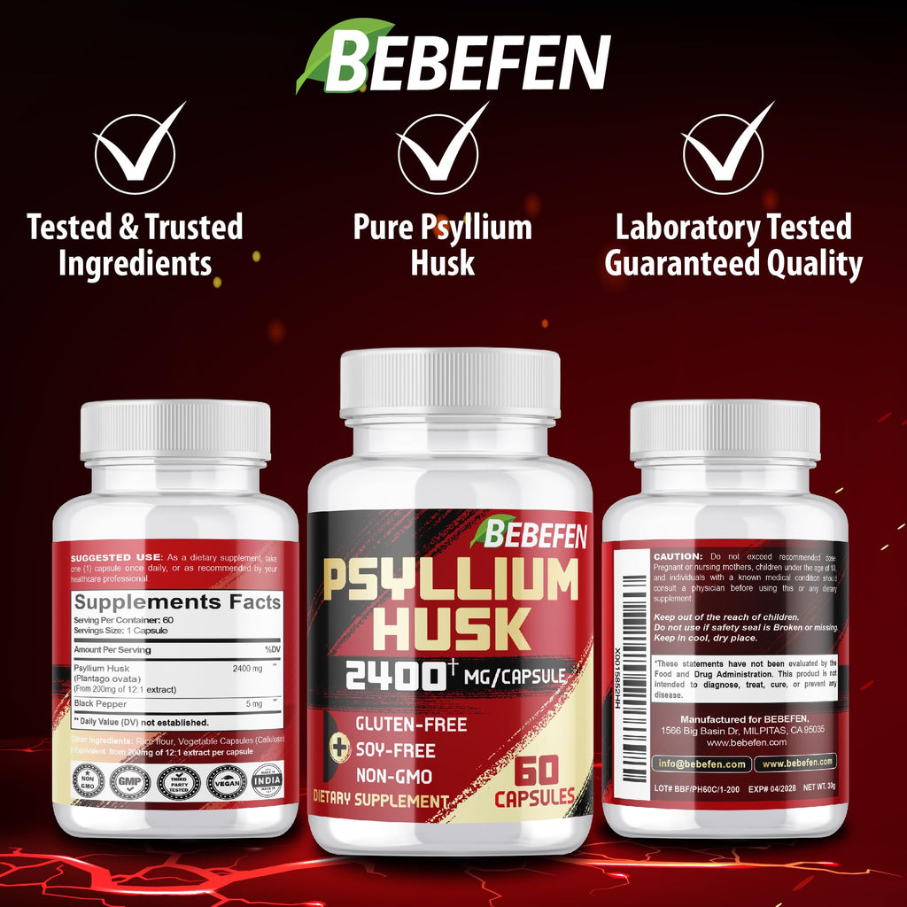2400mg Psyllium Husk Capsules Y7444