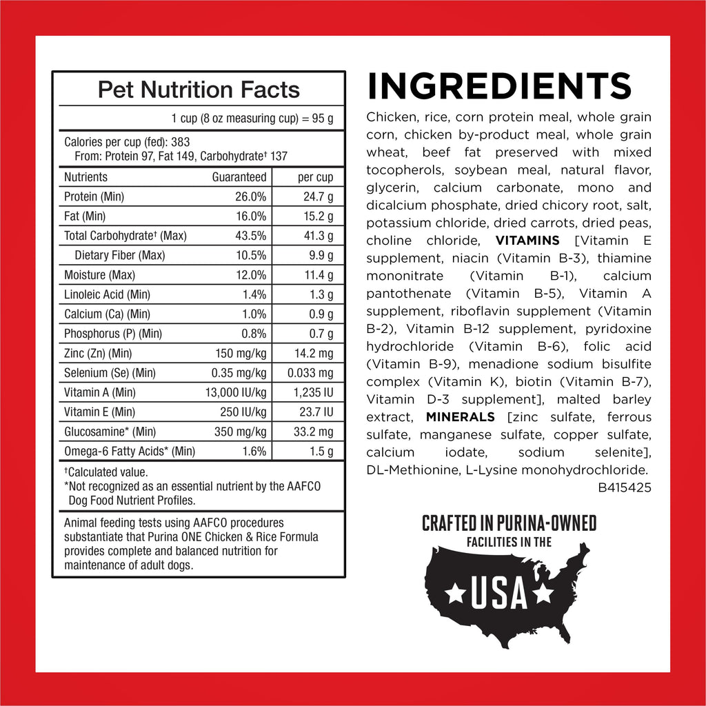 Chicken & Rice Formula Dry Dog Food 8 lb Bag J277
