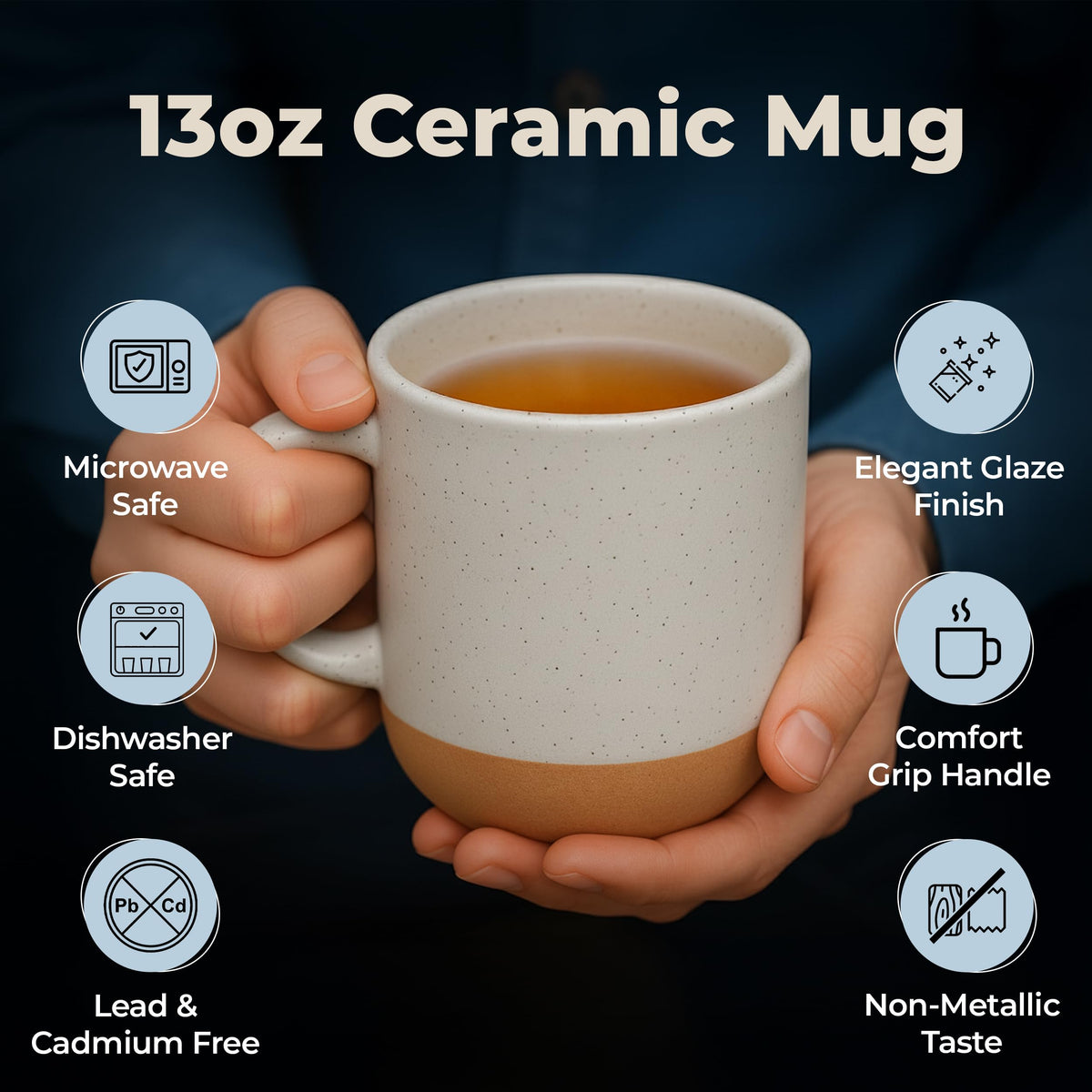 Ceramic Mug Socks Candle Tea Gift Set U98138
