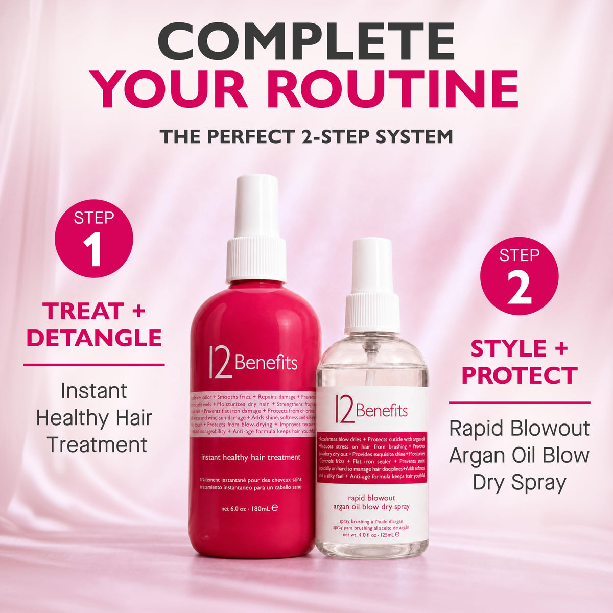 Argan Oil Heat Protectant Spray 4 oz E529