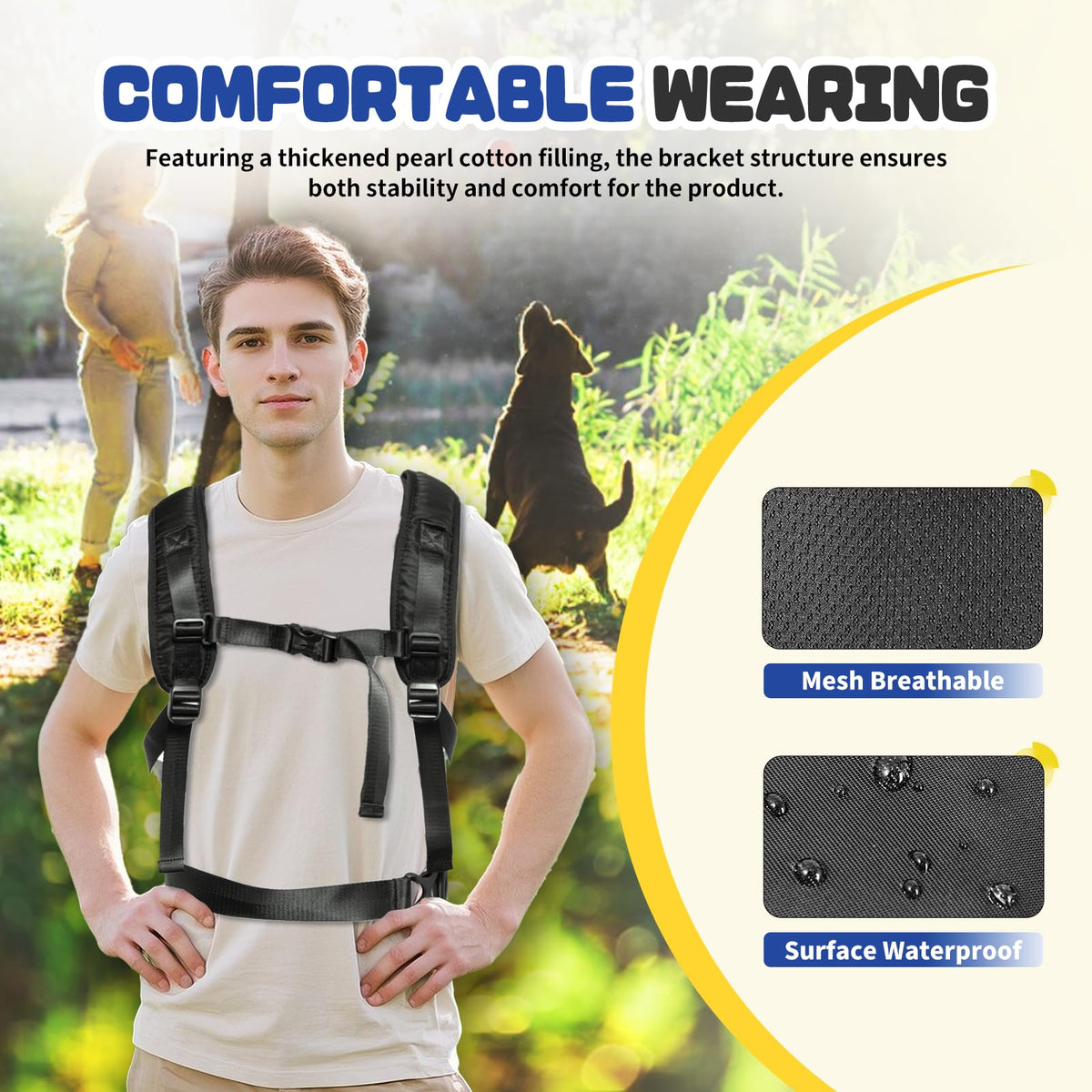 Legs Out Front Pet Carrier Backpack for Small Medium Dogs Cats up to 25lbs H592