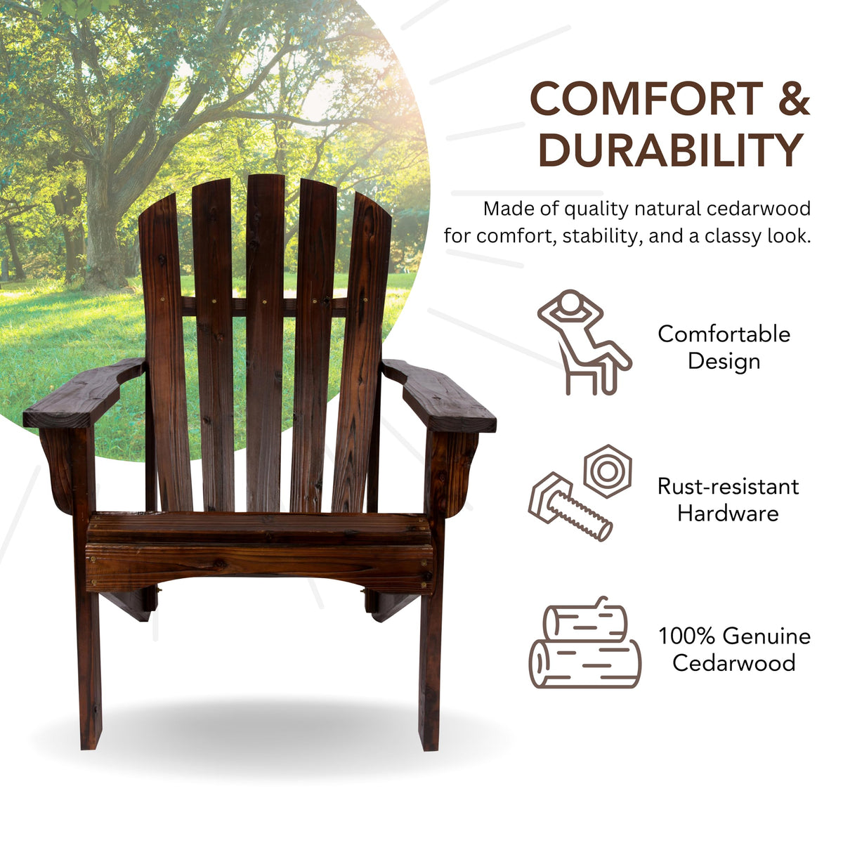 Wooden Adirondack Chair S923692
