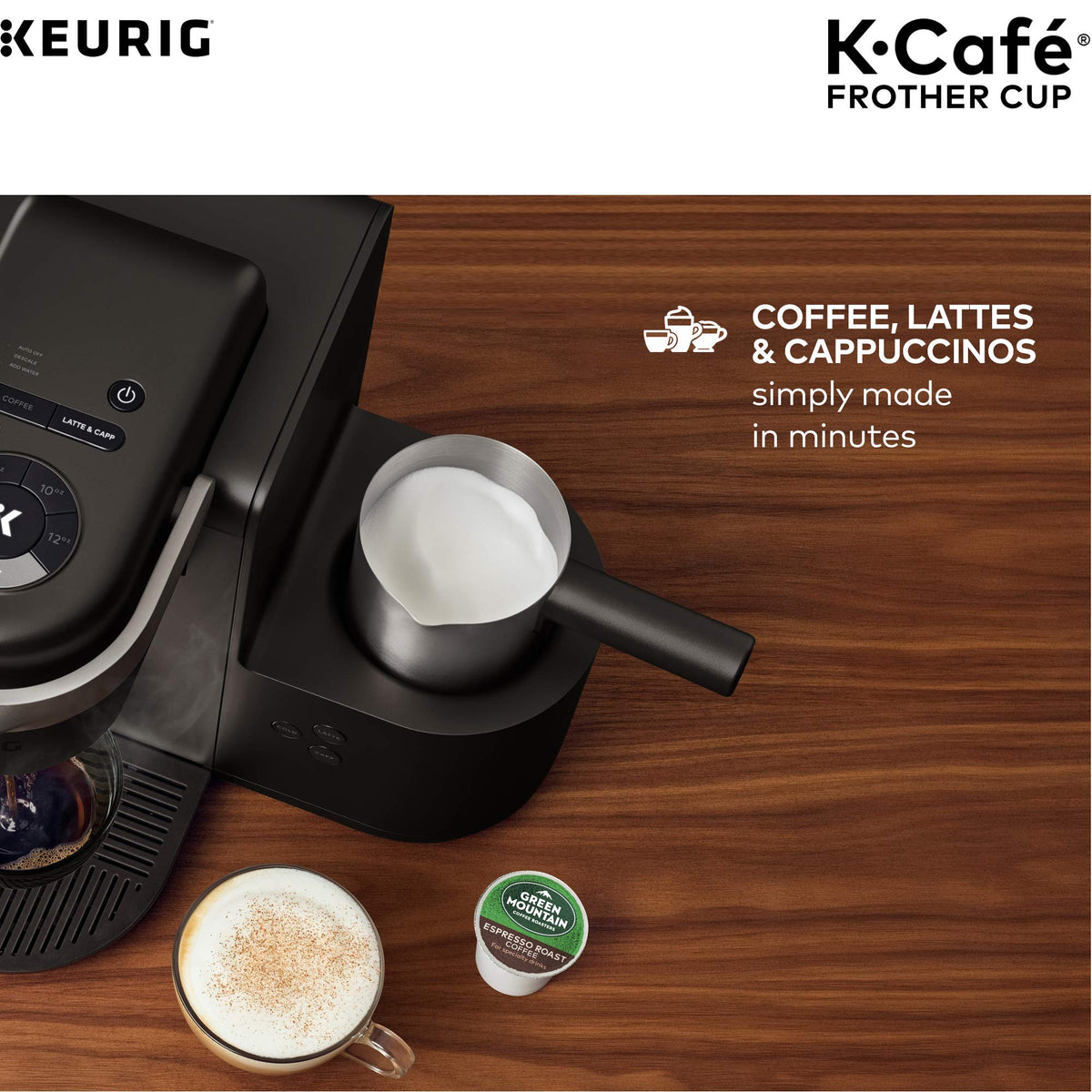 Charcoal Milk Frother R8058