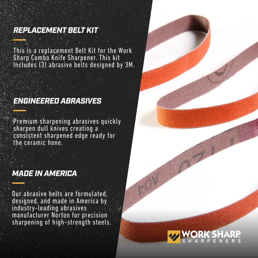 Knife Sharpener Replacement Belt Kit H366