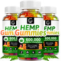 High Potency Hemp Gummies 600,000 Extra Strength Vegan Gluten-Free X826
