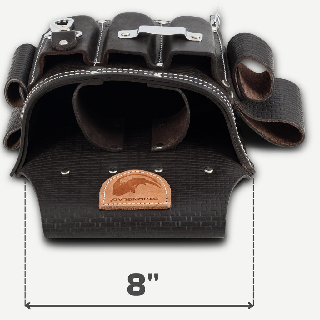 Heavy Duty 13-Pocket Top Grain Leather Tool Belt E437