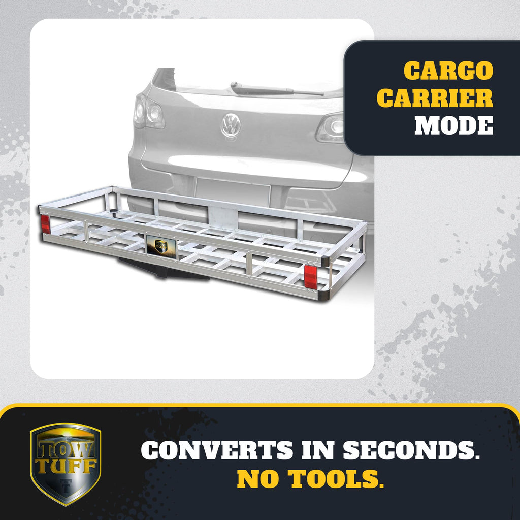 60 in Aluminum Hitch Carrier 500 lb O8837