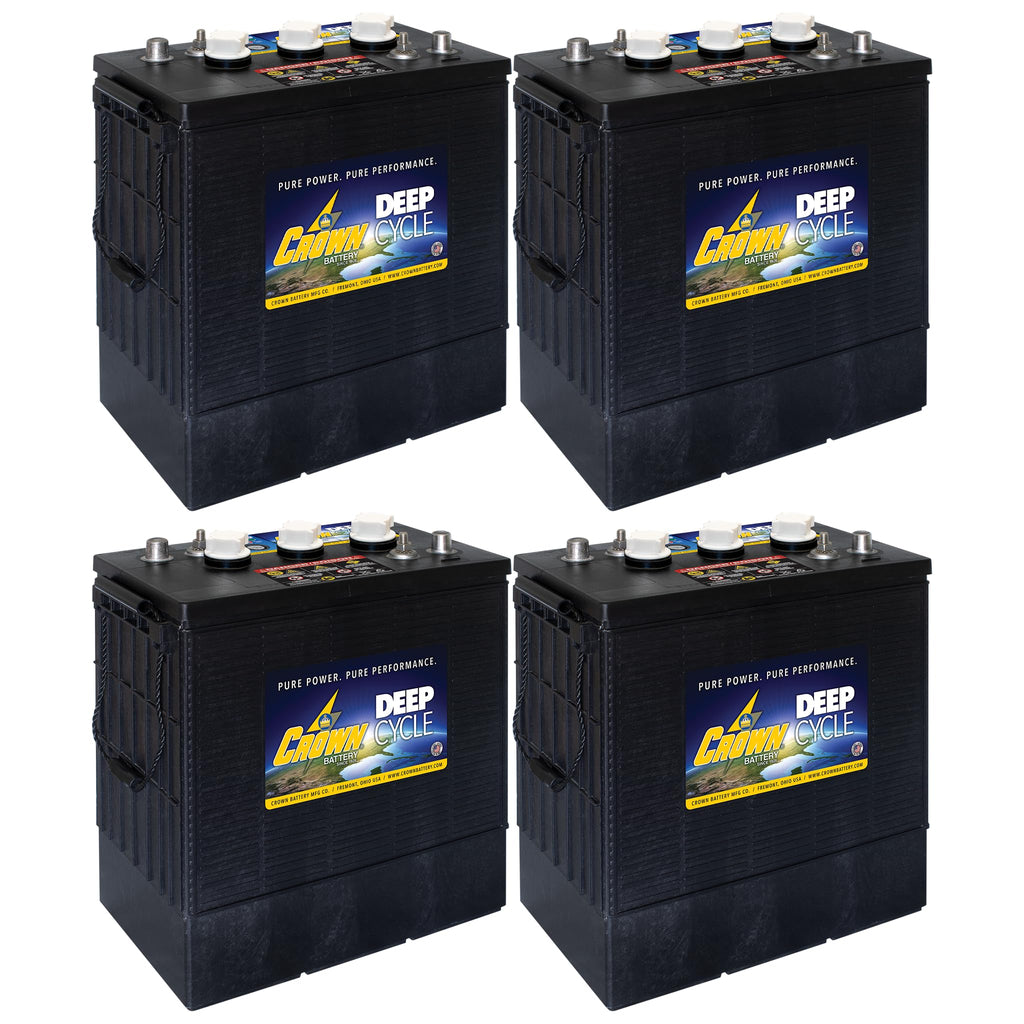 6V Flooded Lead Acid Deep Cycle Battery 330Ah 4 Pack O9353