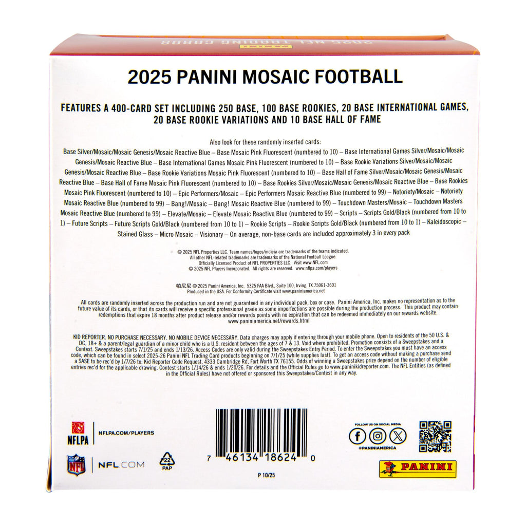 Football Trading Cards Mega Box D192