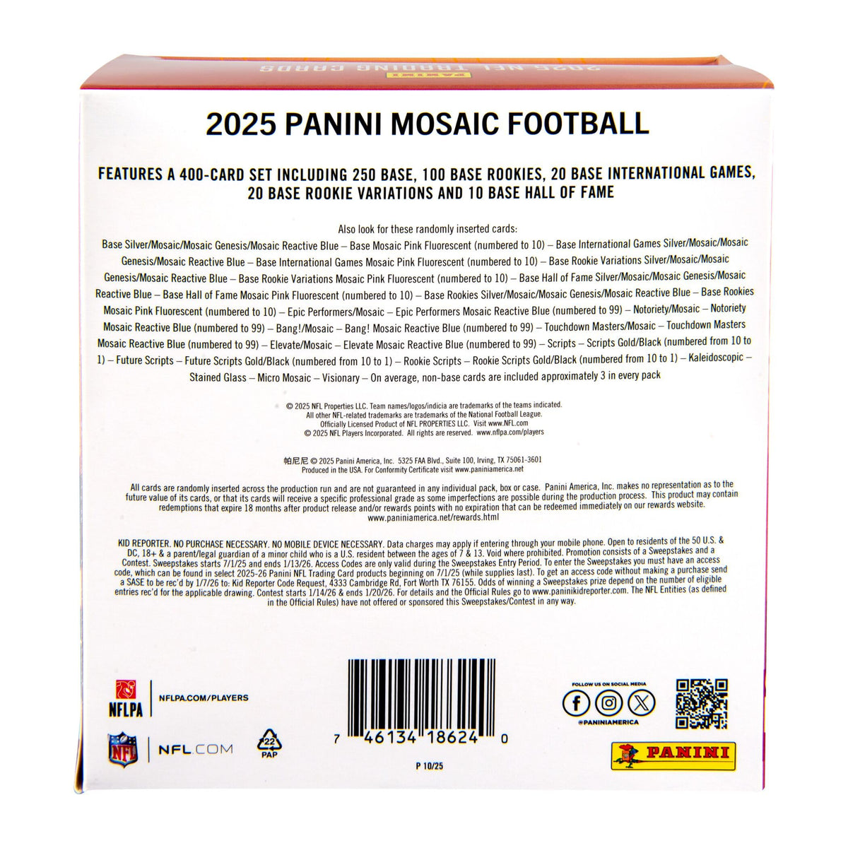 Football Trading Cards Mega Box D192